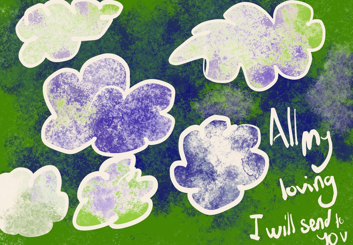 A tender illustration about love and longing — People Series by CarmelaCat Studio