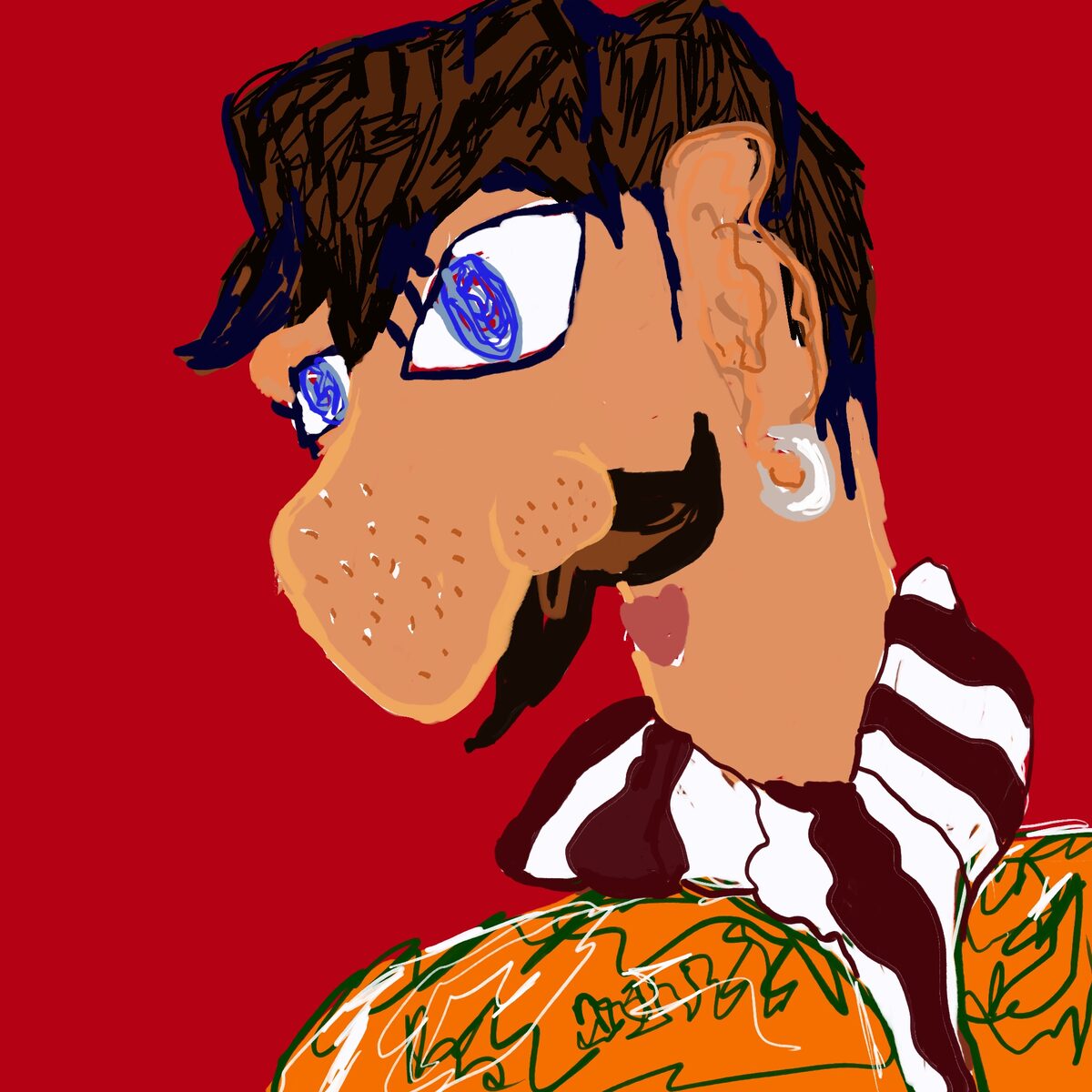 Calm geometric lines finding their rhythm — Abstract Series by CarmelaCat Studio